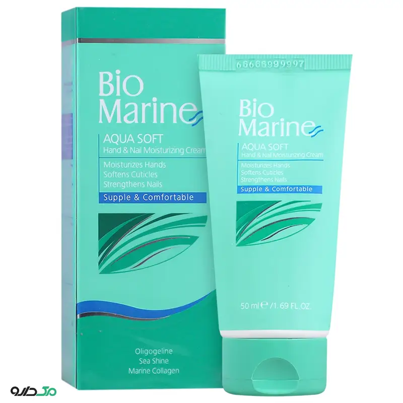 کرم رطوبت رسان دست و ناخن آکوا سافت بایومارین